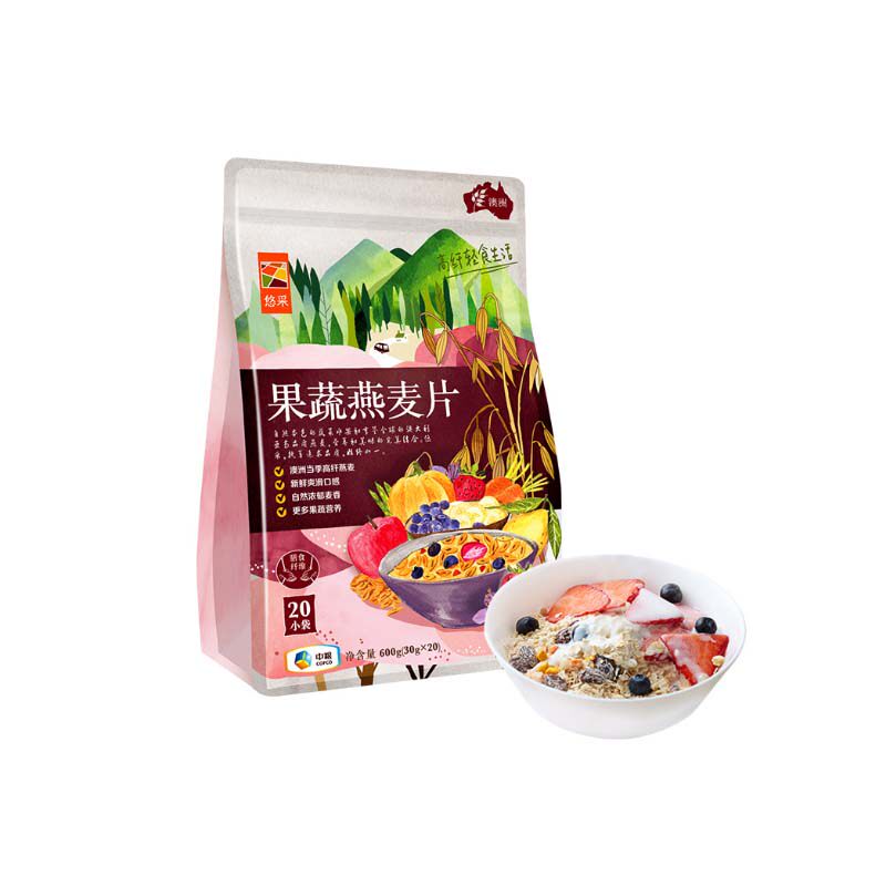 中粮谷物免煮小包装果蔬燕麦片