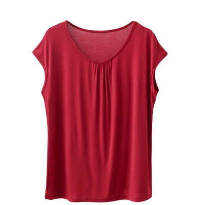 无袖T恤女夏季宽松大码背心上衣