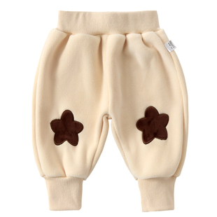 宝宝冬装裤子外穿婴儿大屁屁裤加绒加厚保暖裤幼儿PP裤卫裤秋冬