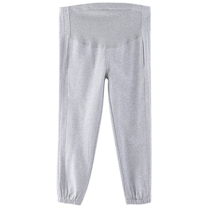 加肥加大码200斤孕妇打底裤子春秋款外穿休闲运动裤九分长裤秋装