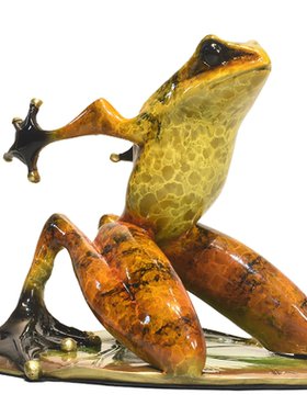 纯铜青蛙红酒架摆件酒柜餐边柜