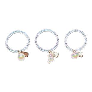 韩国新款无痕电话线发圈细款少女发绳ins送男朋友小皮筋小熊头绳