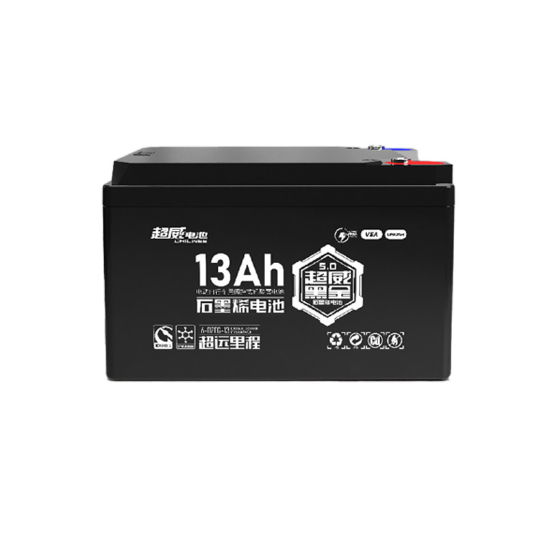 超威超能石墨烯黑金电动电瓶车电池48v12v13a安小海豚音响专用24v
