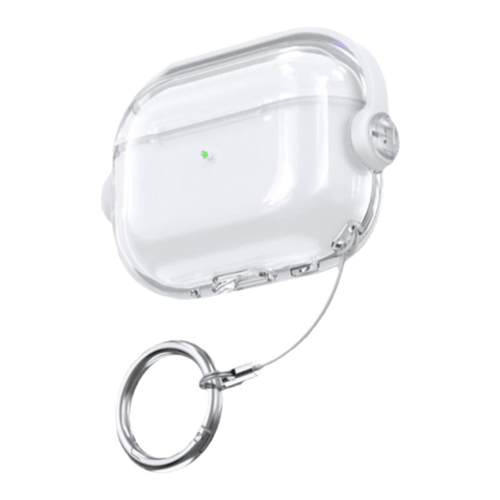 适用于苹果airpodspro3保护套airpods3保护壳pro2保护壳airpods4保护套防摔锁扣创意支架小众ins透明软壳新款