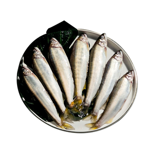 威尔斯生冻原条香鱼烧烤盐烤冷冻新鲜水产淡水鱼1000g 自带果香
