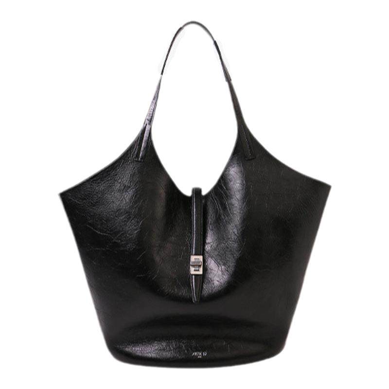 Apede Mod/花园包粉色浮雕纹牛皮托特包明星同款菜篮子