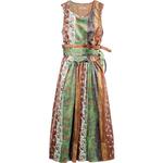 KEIKO [细腻丝绒]波西米亚风系带显瘦连衣裙秋季内搭油画无袖长裙