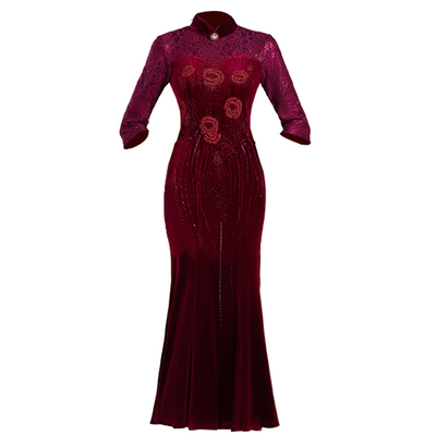 年轻妈妈经典款式旗袍2024新款