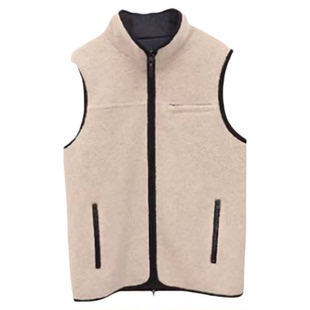 IMMI 设计师品牌 25秋冬新款羊毛摇粒绒两面穿夹克/马甲SOLSOL