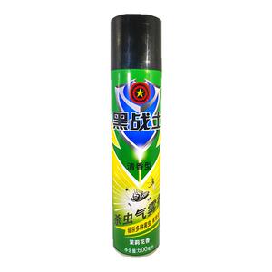 黑战士速杀型杀虫气雾剂家用室内驱杀害虫喷雾灭害灵杀虫剂600ml