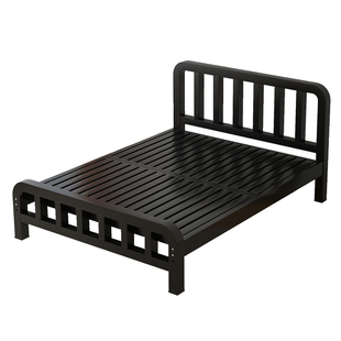 铁艺床双人床家用1.5m加厚加固铁床新型高级不锈钢出租房用铁架床