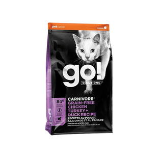 它奢-GO九种肉三文鱼猫粮进口昆汀标无谷高肉鸡肉全期猫粮16磅