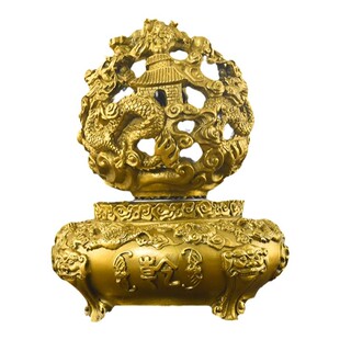 纯铜时来运转摆件扭转乾坤九转乾坤鼎九龙戏珠招财转运工艺品摆件