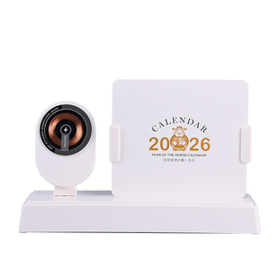 2026年新款创意无线充电器台历记事桌面亚克力自律打卡大格子记事