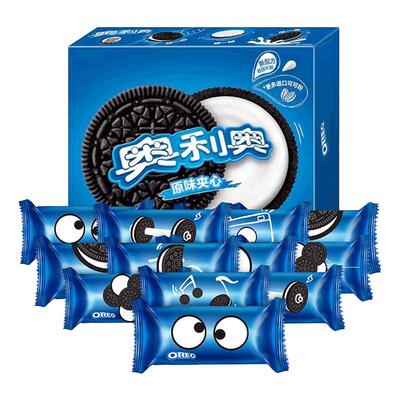 奥利奥夹心饼干388g/582g盒原味巧克力味早餐充饥休闲零食礼盒