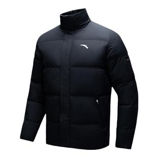 安踏速暖羽绒服男款2025冬季新款正品加厚保暖短款立领防风外套