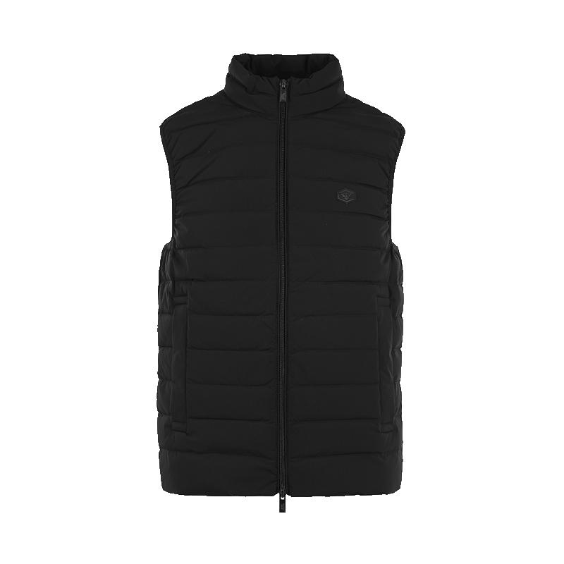 【自营】EMPORIO ARMANI/阿玛尼男士纯色徽标秋冬无袖羽绒服背心