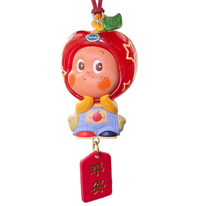 泡泡玛特濑兔毛星星人后视镜车挂