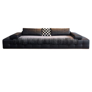 雪尼尔异形黑色沙发垫四季通用轻奢高级感固定防滑防猫抓坐垫盖布