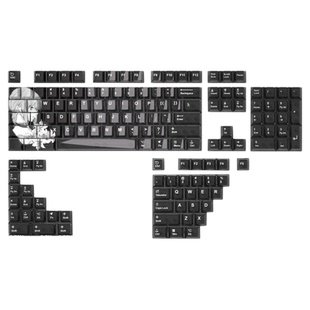 玛奇玛双拼键帽热升华PBT材质PC原厂高度磁轴狼蛛F99Pro透光键帽