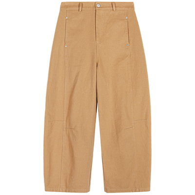 今屿花花工装阔腿裤女小个子