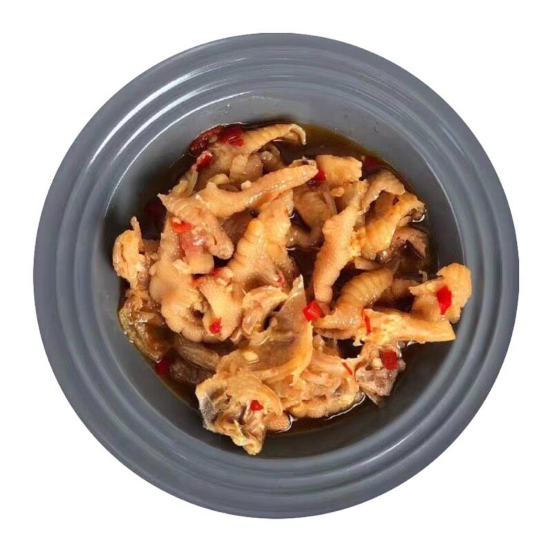 罐装酸辣无骨鸡爪罐装即食现做