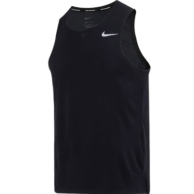 NIKE耐克男子NK DF MILER TANK运动休闲无袖T恤DV9322-010