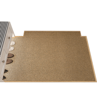 地垫入户门垫高级仿剑麻客厅地毯门口进门玄关可裁剪耐脏免洗脚垫