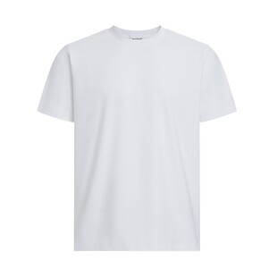 楼高素衣【医美级】100高支六片裁丝光长绒棉商务极简舒适短袖T男