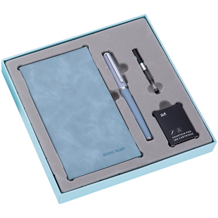 弘典钢笔学生专用高档精致套装女士男生文艺礼品高颜值商务办公礼物练字笔本子礼盒装送礼莫兰迪定制刻字墨囊