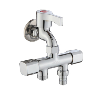 洗衣机一分二转接头分流三通一进二出双用水龙头两出多功能分水器