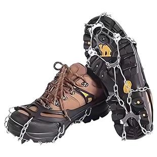 冬季冰爪防滑鞋套户外雪地靴钉链登山雪爪冰抓鞋子便携脚穿防滑链