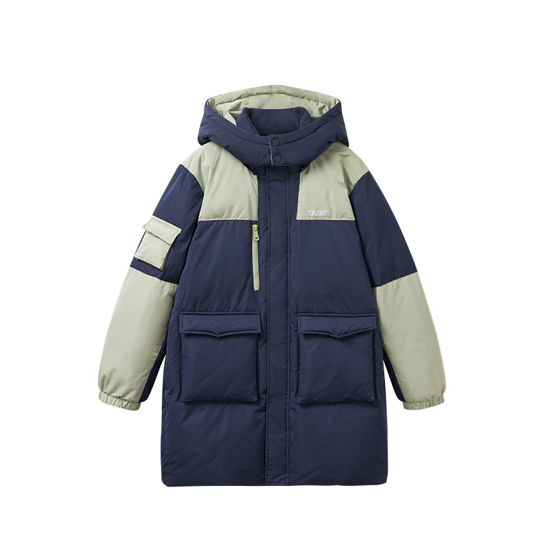 【极寒保暖】胖童羽绒服中长款加厚加肥男童冬装大童外套石墨烯