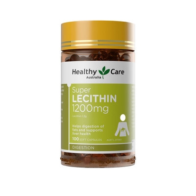 【自营】Healthy Care进口大豆卵磷脂VE软胶囊中老年辅助血管血脂