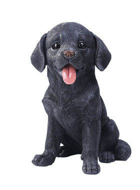 雕塑树脂拉布拉多电视柜仿真动物