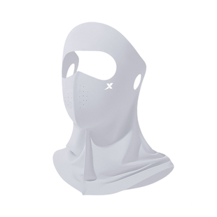 特步全脸防晒面罩夏季冰丝防晒口罩女防紫外线护颈遮阳防护脸基尼