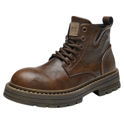 马克华菲马丁靴官方高帮厚底短靴