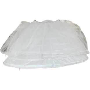 新娘结婚暴力撑婚纱衬裙云朵超蓬蓬演出7钢2纱圈可调节七骨裙撑女