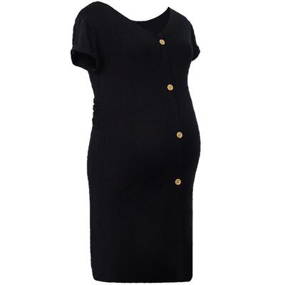 loveloc孕妇连衣裙柔软舒适裙子