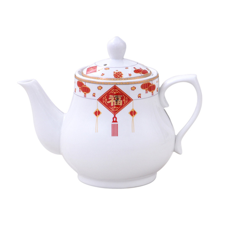 家用大号过滤餐厅陶瓷茶壶