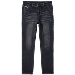 啄木鸟男士加绒超厚宽松牛仔裤子