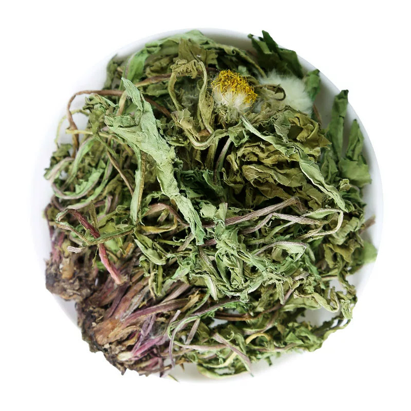 野生蒲公英整株带根干叶茶