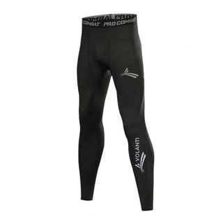 沃兰迪Volanti秋冬训练加绒紧身压缩裤运动跑步田径马拉松长裤男