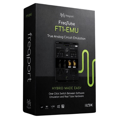 正版Freqport FT1-EMU 电子管饱和谐波染色SPICE建模效果器插件