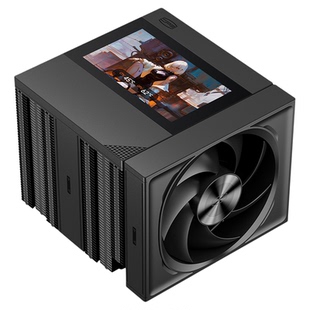 超频三(PCCOOLER)RZ820风冷散热器电脑CPU双塔风扇5寸智能屏显