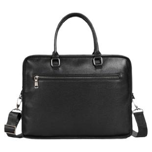 商务出差男大容量登机公文包旅行包电脑包可挂拉杆箱的真皮手提包