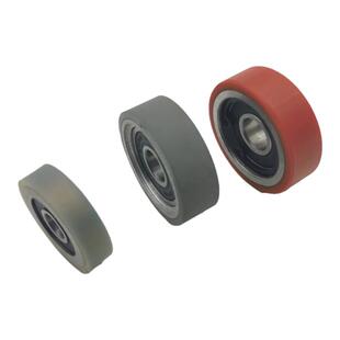 封边机齐头配件胶轮跟踪橡胶轮南兴极东防撞轮送压轮电子锯仿形轮