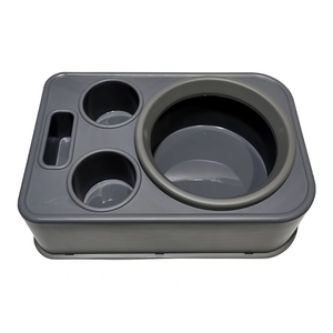 车载水杯架保温壶座壶架后备箱货车轿车水壶架暖水瓶架暖壶灰绿黑