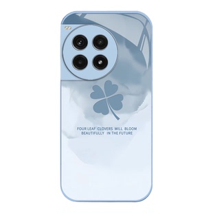 四叶草适用一加ACE5手机壳ACE5Pro玻璃壳1+ACE3男ACE2v全包oneplus 13女12/11/10/9液态9rt/9Pro潮新款保护套