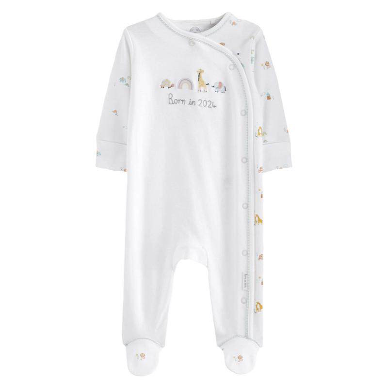 英国NEXT春秋款新生婴儿连体衣早产纯棉月子服宝宝小码衣服满月服